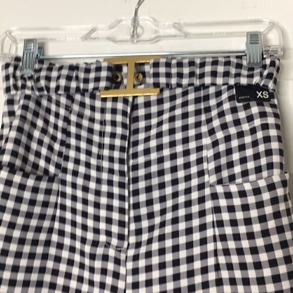 NWT NY&C blk/wht check palazzo pant - Picture 2 of 4